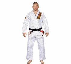 Fuji Lightweight Valiant Strength Edition Mens Brazilian Gi Jiu-Jitsu BJJ White - £93.99 GBP