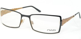 Vintage OWP Design 1678 400 Nero Occhiali da Sole Montatura Metallo 53-19-135mm - $95.10