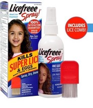 Licefreee Spray Non-Toxic Kills Super Lice And Eggs 6 fl oz WORKS !! - $16.71