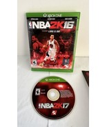 NBA 2K16 &amp; 2017 Xbox One Video Games Lot Of 2 - $22.96 CAD