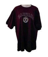 UNISEX Champion Harvard University Burgundy T-shirt XL Spellout - $24.75