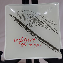 Capture The Magic Glass Dish E Faber Twist No. 2 Winged Pencil Trinket D... - $2.70
