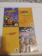 Nintendo N64 Instructions Booklet Lot Mario 007 Wcw Revenge - £22.04 GBP