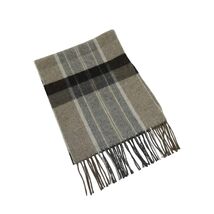 Scarf By J.Valintin Italian Luxurious 100% Wool Made In Italy #Scarf9 Tan Brown image 2
