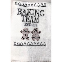 Kitchen Dish Towel Gingerbread Kids 100% Cotton Premium Flour Sack 18&quot; x... - £7.72 GBP