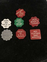7 Mixed Bar/tavern Tokens See Pictures - £7.58 GBP