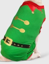 NEW Dog Christmas Elf Pajamas size L up to 90 lbs. holiday knit shirt re... - £7.92 GBP