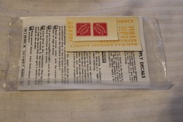HO Scale Walthers, Railroad Express Agency Box Car Decal Set #124-66 Yellow - $15.00