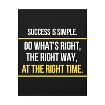 Inspirational Wall Art Success Is Simple Motivation Wall Decor for Home Office  - £59.87 GBP+