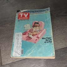 TV Guide Miss Piggy Vintage Aug. 1981 (Rough Condition) - $2.87