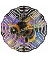 Wasp on Iridescence Metal Wind Spinner - $47.90 CAD