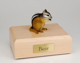 Chipmunk Figurine Wildlife Cremation Urn Available in 3 Diff. Colors &amp; 4... - £135.71 GBP+