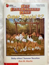 The Babysitters Club Super Special Summer Vacation #2 Vintage Book Ann M Martin - £7.85 GBP