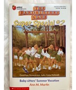 The Babysitters Club Super Special Summer Vacation #2 Vintage Book Ann M... - £7.51 GBP