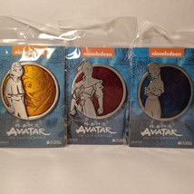 Avatar The Last Airbender Aang Katara Zuko Collectible Enamel Pins Set of 3 - £21.13 GBP