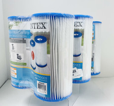 Intex 6-PACK Easy Set Swimming Pool Type A/C Filter Replacement Cartridges~DISC - £28.29 GBP