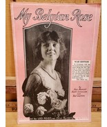 WWI My Belgian Rose Sheet Music BENOIT LEVENSON GARTON War Edition Piano... - $22.73 CAD