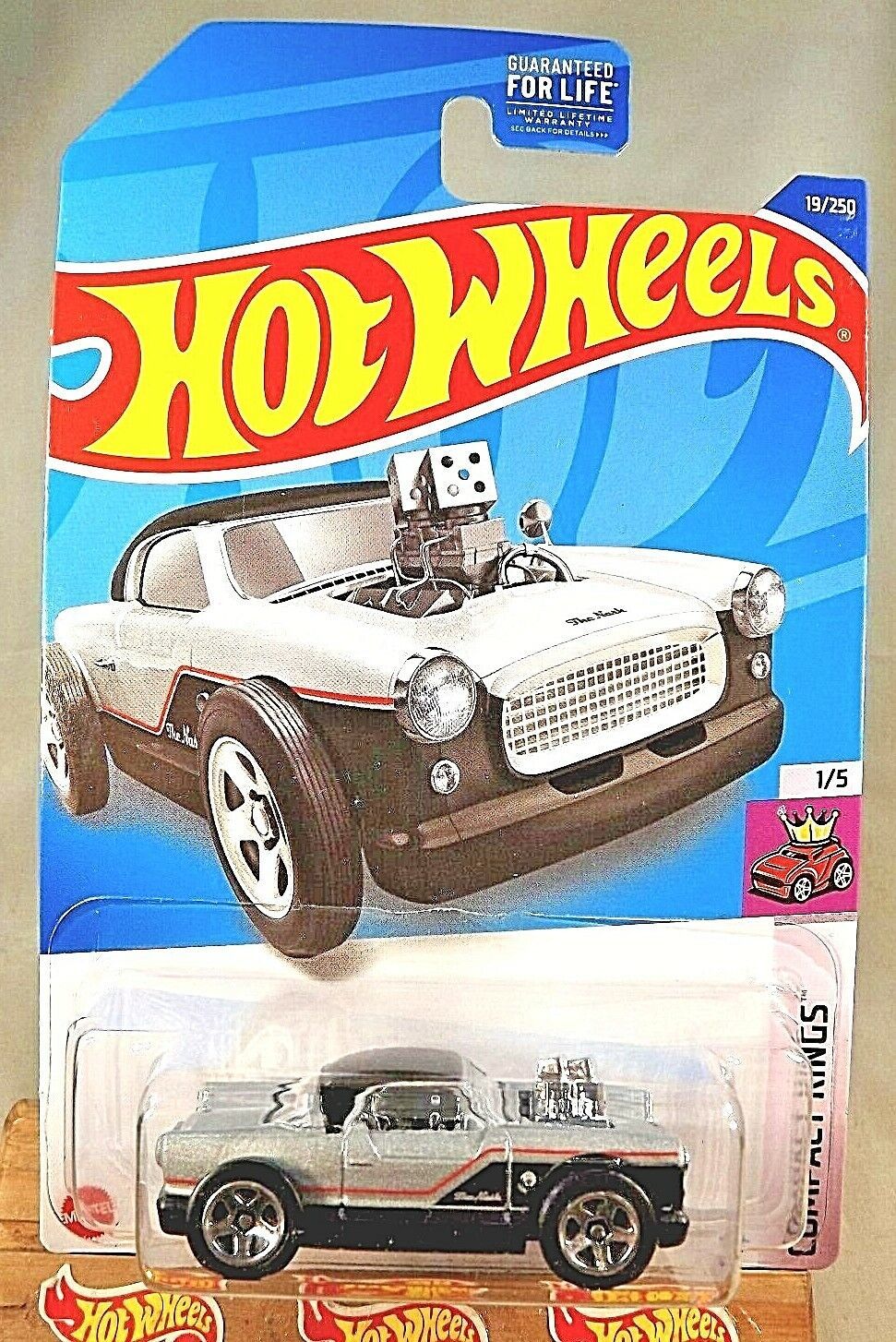 2022 Hot Wheels #19 Compact Kings 1/5 THE NASH Silver-Black w/Chrome 5 Spokes