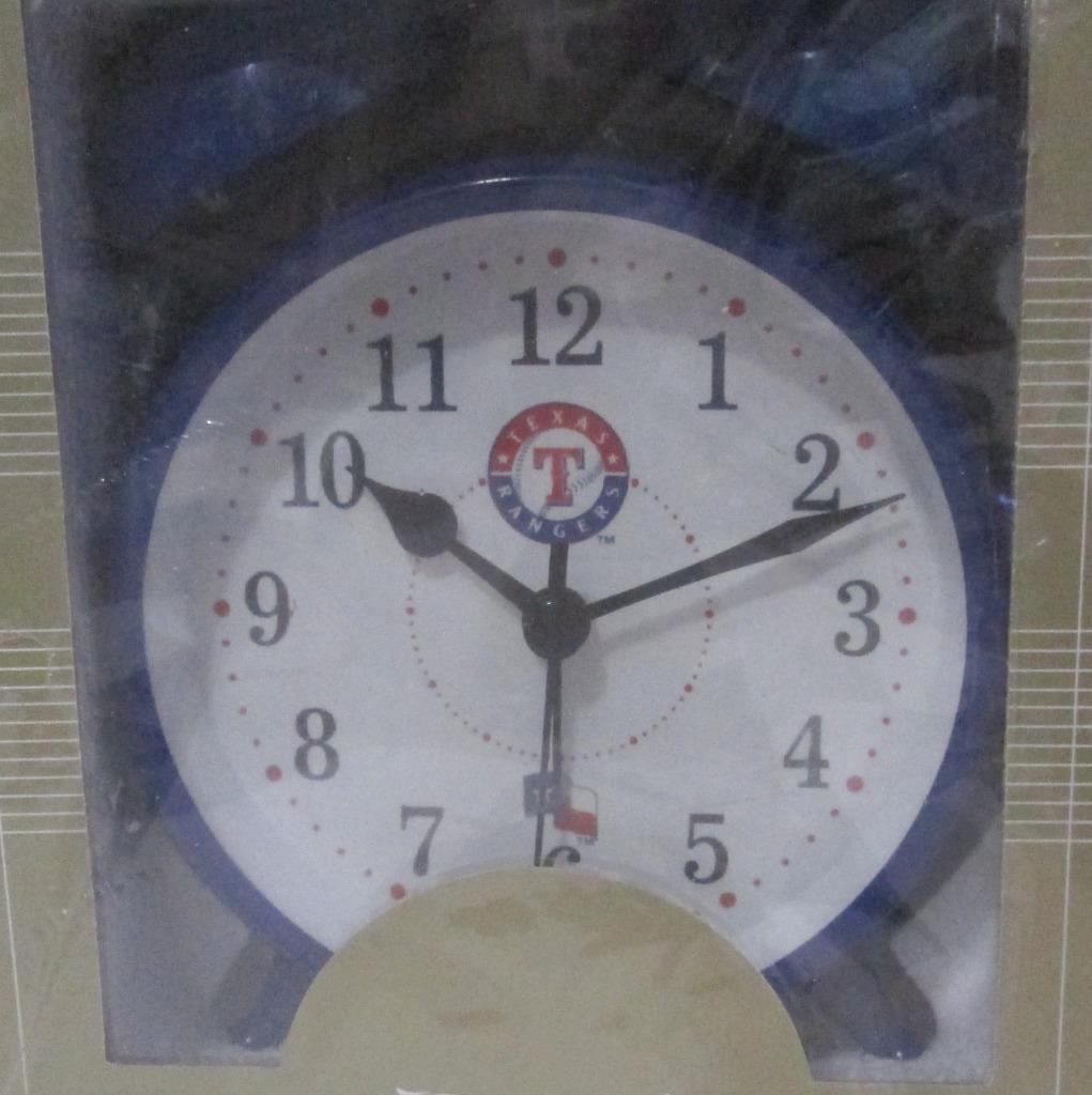 Primary image for Texas Rangers Baseball Alarm Clock Eagles Wings New In Box