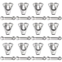 12 Pairs Heavy-Duty Pant Hooks&amp;Eyes Sewing Set Clothig Fixing Tools Hook... - £10.21 GBP