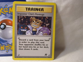 2000 Pokemon Card #76/82: Trainer- Imposter Oak&#39;s Revenge, Team Rocket - £2.98 GBP