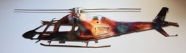 Agusta 119 Helicopter Metal Wall Decor - Copper - 21&quot; x 5 1/8&quot; - £22.73 GBP