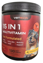 Dog Vitamins 15 in 1 - Dog Multivitamin Chews for Hip &amp; Joint Health, Sh... - £19.41 GBP