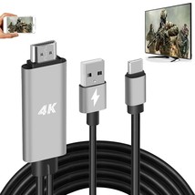Hdmi Adapter Usb Type C Cable Mhl 4K Hd Converter Charging Cord For Imac Macbook - £22.81 GBP