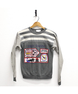 Vintage Kids Flight Control Airplane Sweatshirt Large - £25.08 GBP