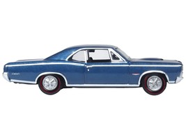 1966 Pontiac GTO Fontaine Blue Metallic 1/87 (HO) Scale Diecast Model Ca... - $24.44