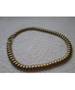Avon gold tone SP necklace, great look, 18&quot;, non-magnetic, bright links - $28.00