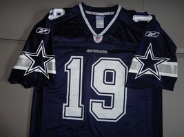 Reebok Onfield LARGE STARS  #19 Miles Austin Dallas Cowboys NFL Screen Jersey M - £33.83 GBP