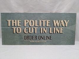 Potbelly Sandwich Works Order Online Promotion Countertop Sign - $62.82 CAD