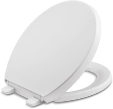 Kohler 4009-0 Reveal Round Toilet, Grip-Tight Bumpers, Quiet-Close Seat,, White. - $68.94