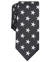 INC International Concepts Men`s Black Star Slim Skinny Necktie Tie B4HP - £15.80 GBP