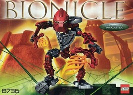 Instruction Book Only For Lego Bionicle Toa Hordika Vakama 8736 - £5.21 GBP