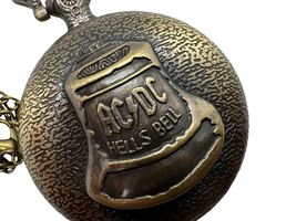 AC/DC Fantasy Medal Pocket Watch - Vintage Hells Bells Design - $32.51 CAD