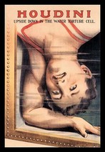 Houdini: Upside Down in the Water Torture Cell by Strobridge - Art Print - £17.29 GBP+