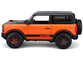 2021 Ford Bronco Badlands Orange and Black &quot;Harley Davidson&quot; &quot;H-D Custom&quot; Series - £38.51 GBP