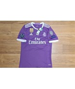 Real Madrid Purple Soccer Jersey 2016- 2017 RONALDO BENZEMA RAMOS MARCEL... - $85.00