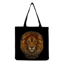 YUECIMIE Tiger Animal Printed Women Tote Shoulder Bags For Women Reusabl... - £19.65 GBP