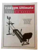 Total Gym Ultimate Owners Manual  - £6.27 GBP