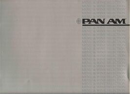 Pan American World Airways First Class Menu - $47.52