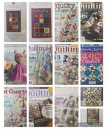 12 Quilting Quilt Magazines Sewing Block Patterns Quilty Fat Quarter Qui... - €17,31 EUR
