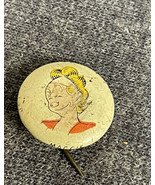 1947 MAGGIE pin Kellogg&#39;s Cereal PEP button Premium pinback - £3.09 GBP