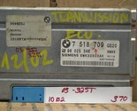 2003 BMW 325i Transmission Control Unit TCU Module 7518709 370-10b2 - $9.99