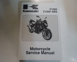 2007 Kawasaki Z1000 ABS Moto Service Réparation Atelier Manuel Usine OEM - $34.95