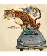 1965 Esso Gas &amp; Oil Tiger In The Tank Advertisement Look Magazine Auto HM2Z - $745.09 MXN