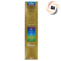 4x Packs Gonesh Incense Sticks Variety #6 #8 & #12 Scents | 30 Sticks Per Pack - $15.26