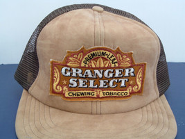 Vintage Granger select chewing tobacco patch front mesh snap style truck... - $28.66